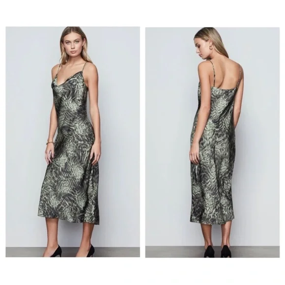 Good American Slip Midi Dress Medium - Picture 2 of 10